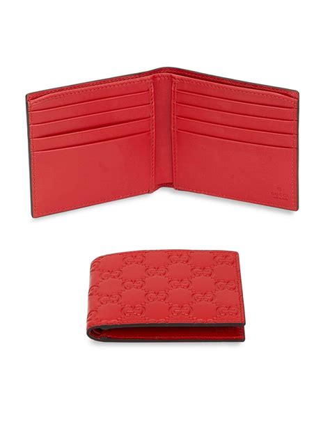 black and red gucci wallet|Gucci signature wallet red.